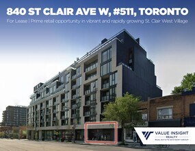 840 Saint Clair Ave W, Toronto, ON à louer Photo du bâtiment- Image 2 de 4
