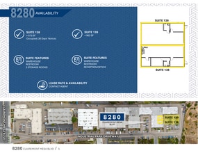 8252-8280 Clairemont Mesa Blvd, San Diego, CA à louer Photo intérieure- Image 1 de 1