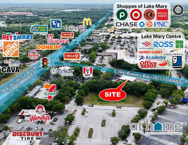 3850 Lake Emma Rd, Lake Mary, FL à louer - Aérien - Image 2 de 4