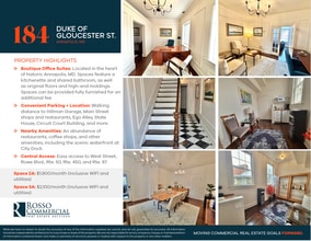 184 Duke of Gloucester St, Annapolis, MD à louer Photo du bâtiment- Image 2 de 5