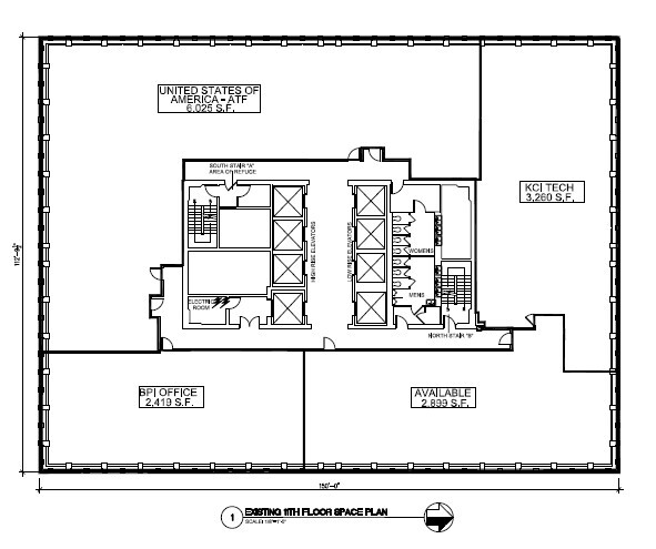 100 Chestnut St, Rochester, NY à louer Plan d’étage- Image 1 de 1