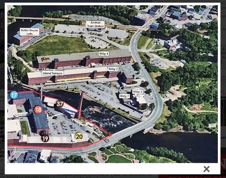 120 Main St, Saco, ME for lease - Aerial - Image 2 of 5