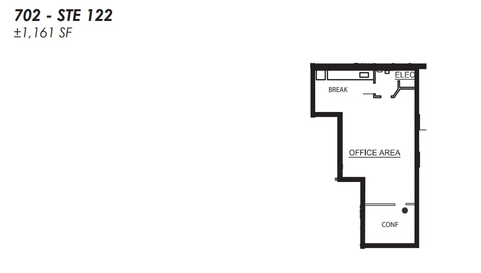 702 E Bell Rd, Phoenix, AZ for lease Floor Plan- Image 1 of 1