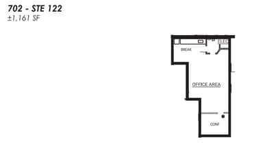702 E Bell Rd, Phoenix, AZ for lease Floor Plan- Image 1 of 1