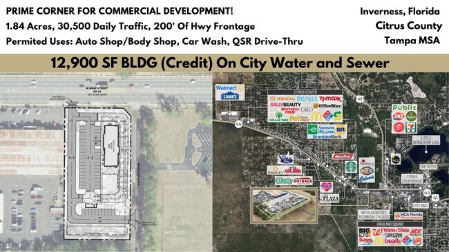 More details for 1601 W Main St, Inverness, FL - Retail for Sale