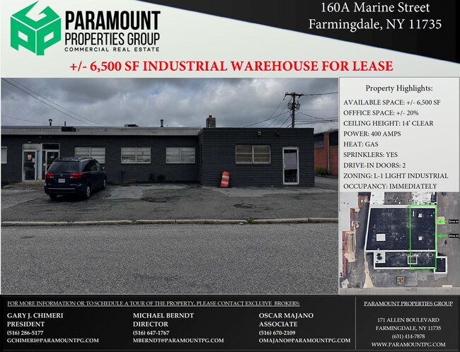 More details for 160 Marine St, Farmingdale, NY - Industrial for Lease