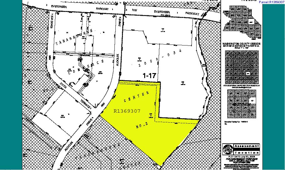 3220 NE Aloclek Dr, Hillsboro, OR à louer - Plan cadastral - Image 2 de 3