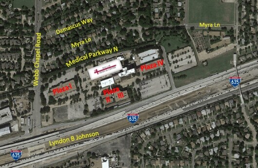 8 Medical Pky, Farmers Branch, TX à louer - Aérien - Image 3 de 3