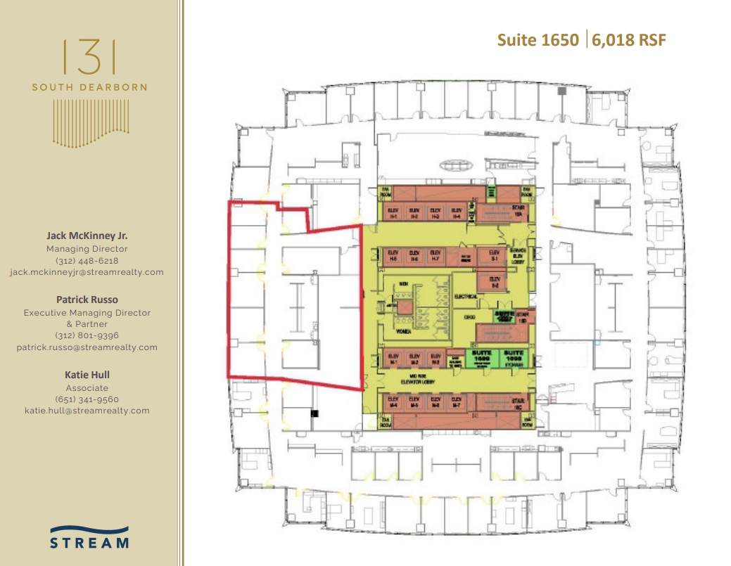 131 S Dearborn St, Chicago, IL for lease Floor Plan- Image 1 of 1