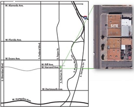 2460-2470 S Tejon St, Englewood, CO - AÉRIEN  Vue de la carte