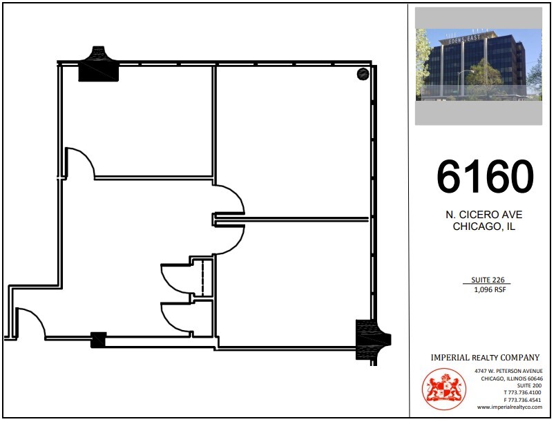 6160 N Cicero Ave, Chicago, IL à louer Plan d  tage- Image 1 de 5