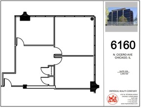 6160 N Cicero Ave, Chicago, IL à louer Plan d  tage- Image 1 de 5