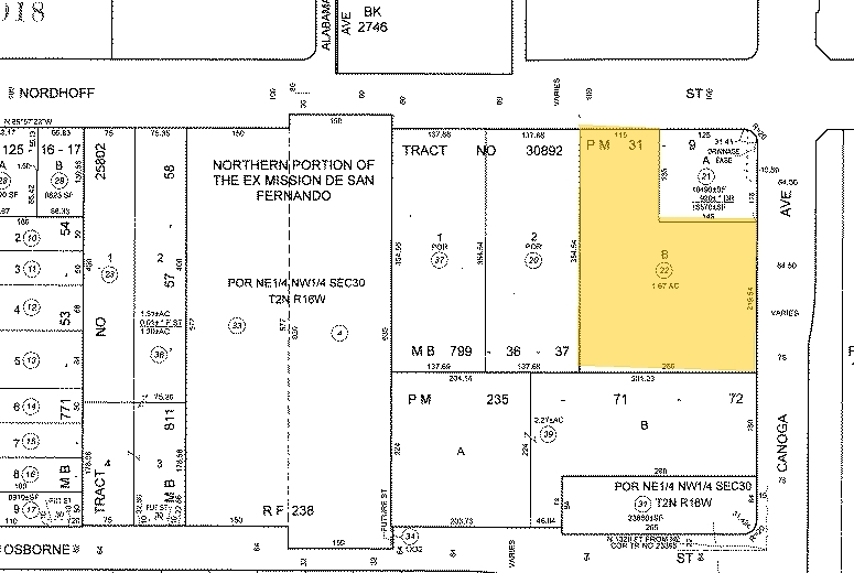 9035 Canoga Ave, Canoga Park, CA à vendre - Plan cadastral - Image 3 de 3