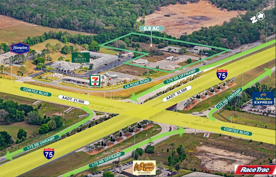 6385 La Rose Rd, Brooksville, FL à vendre - Aérien - Image 1 de 10