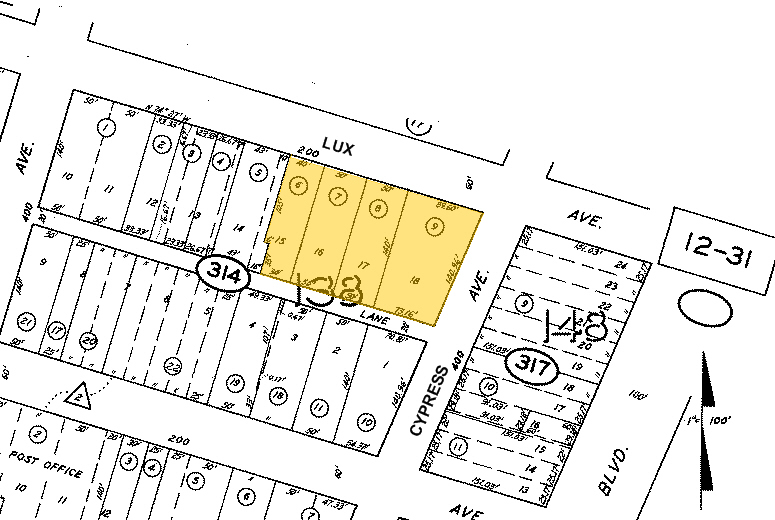 421 Cypress Ave, South San Francisco, CA for sale - Plat Map - Image 2 of 6