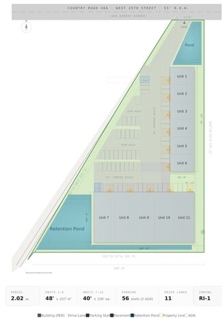 More details for 2175-2185 W 25th St, Sanford, FL - Land for Sale