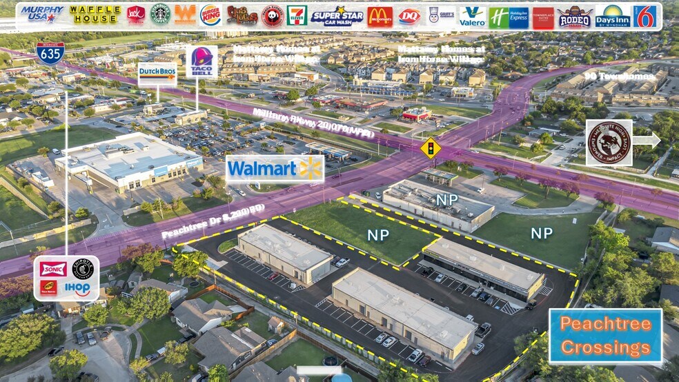 104 N Peachtree Rd, Mesquite, TX à vendre - Photo du bâtiment - Image 2 de 7