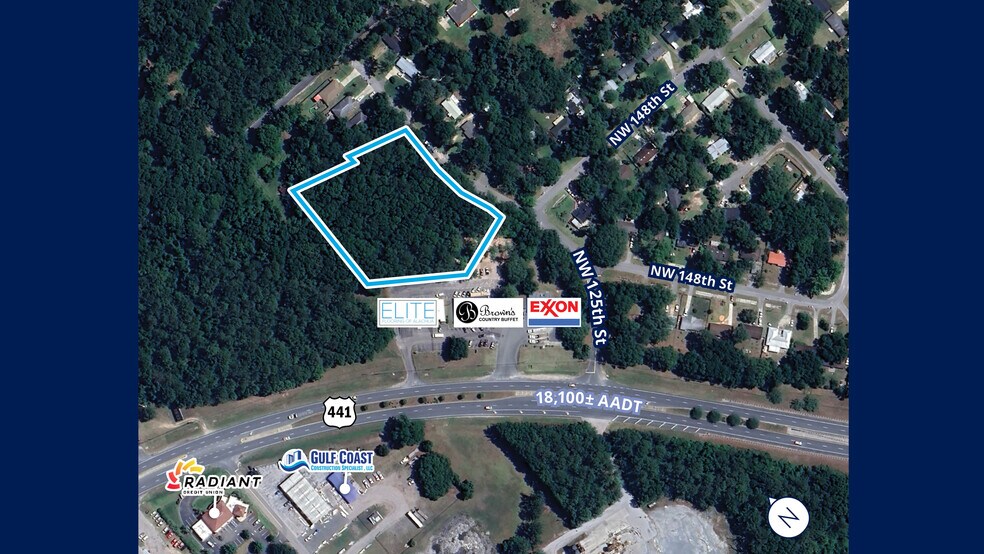 NW 125 St, Alachua, FL à vendre - Aérien - Image 2 de 7