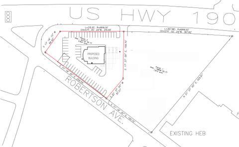 Hwy 190 & E. Robertson Ave, Copperas Cove, TX à louer - Plan de site - Image 3 de 4