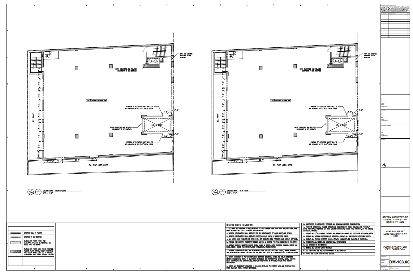 42-45 12th St, Long Island City, NY à louer Plan d  tage- Image 1 de 2