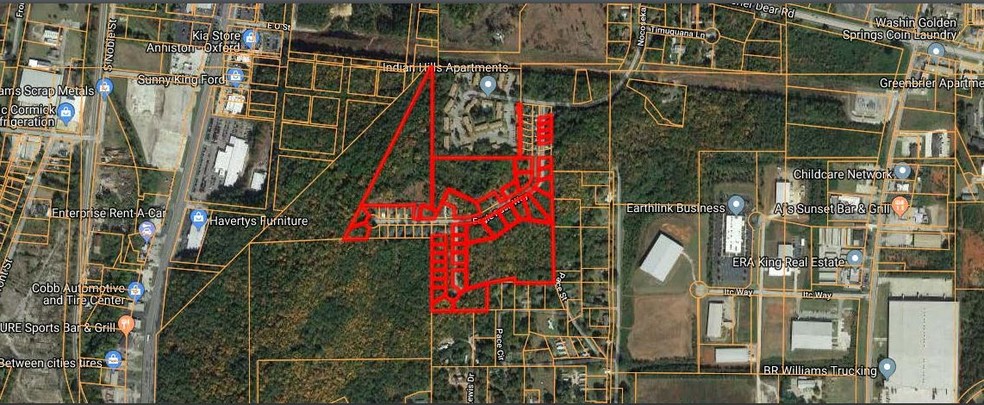 1000 Eagle Pass Way, Anniston, AL à vendre - Plan cadastral - Image 1 de 1