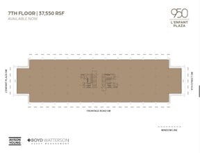 950 L'Enfant Plz SW, Washington, DC for lease Floor Plan- Image 1 of 1