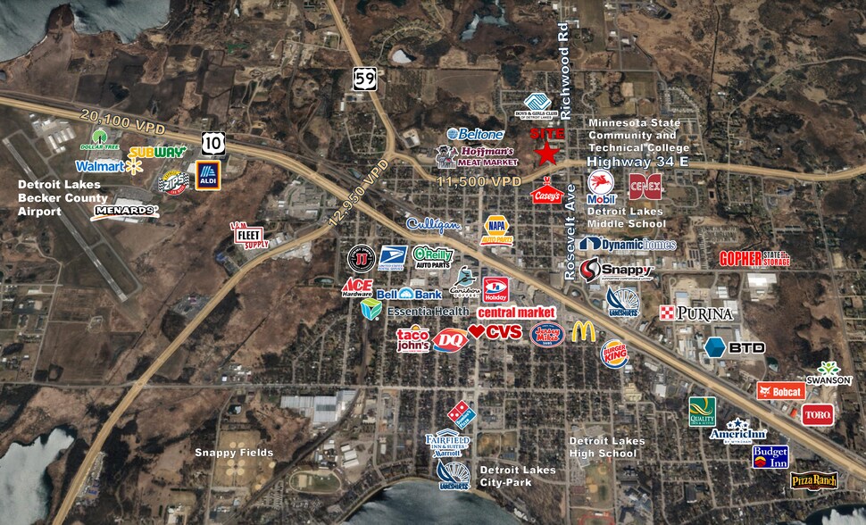 100 Richwood Rd, Detroit Lakes, MN à louer - Photo du bâtiment - Image 3 de 4