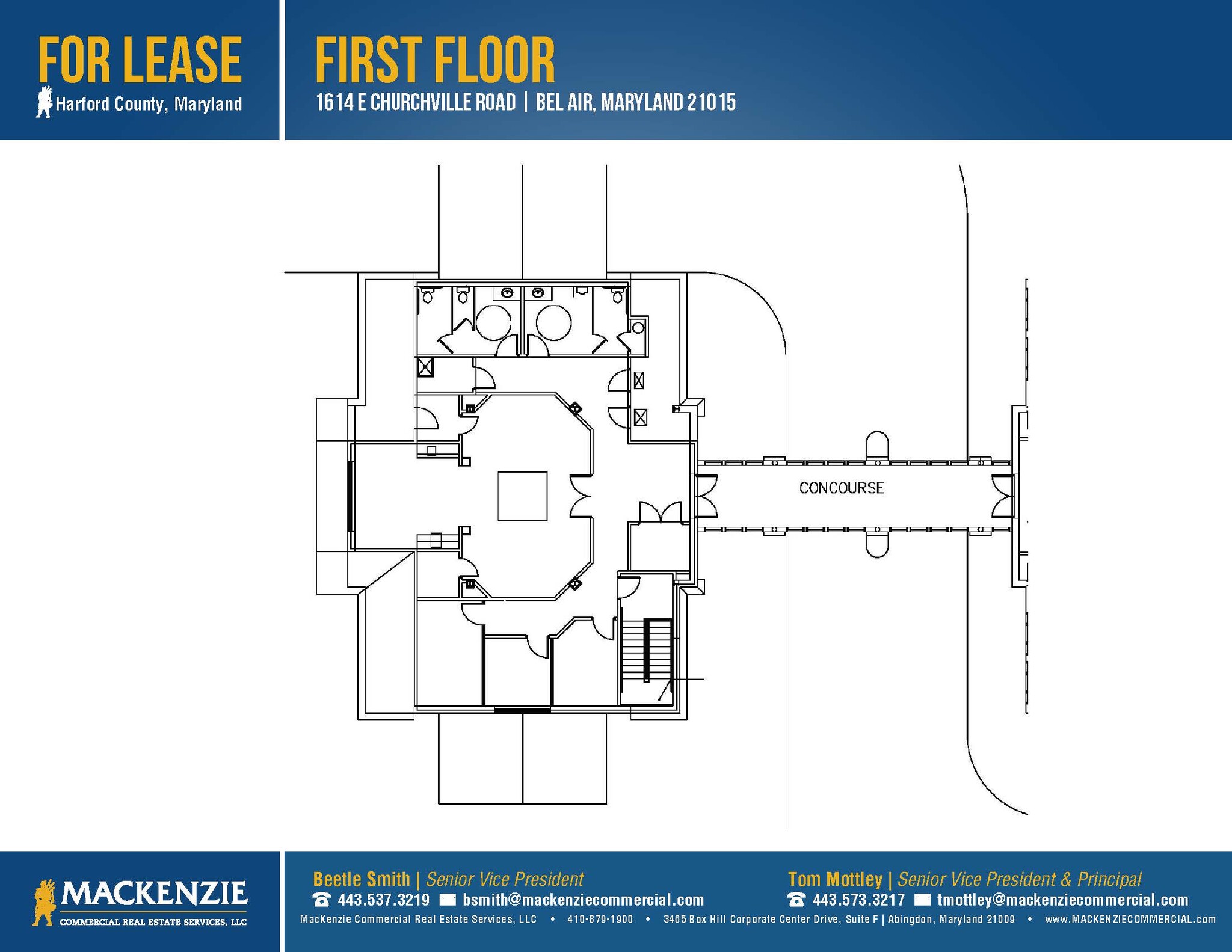 1614 E Churchville Rd, Bel Air, MD for lease Floor Plan- Image 1 of 1