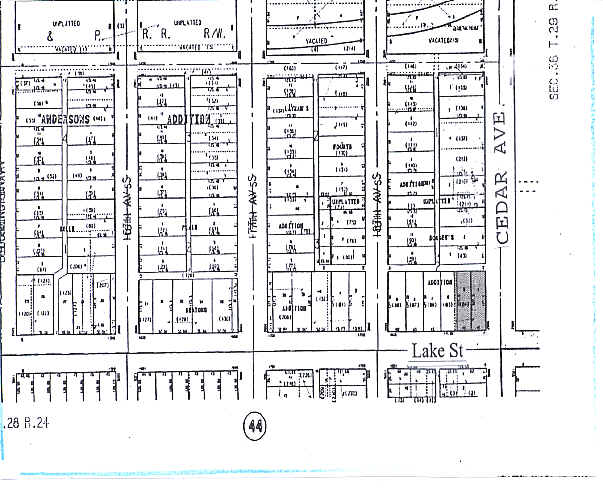 1822 E Lake St, Minneapolis, MN à louer - Plan cadastral - Image 2 de 5