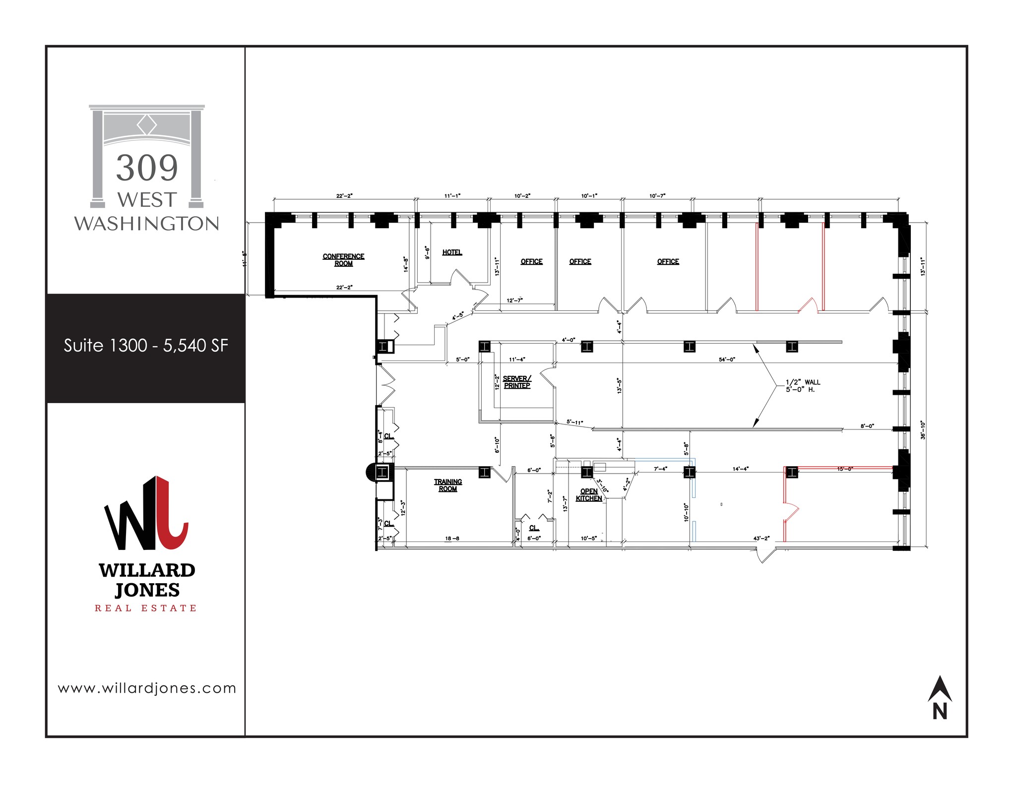 309 W Washington St, Chicago, IL à louer Plan de site- Image 1 de 1