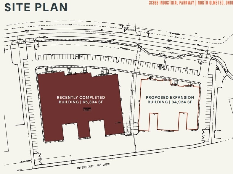 31351 Industrial Pky, North Olmsted, OH for lease - Site Plan - Image 2 of 2