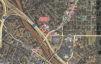 750 Baconsfield Dr, Macon-Bibb, GA - AERIAL  map view