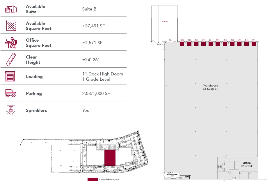 41995 Zevo Dr, Temecula, CA à louer Plan d’étage- Image 1 de 1