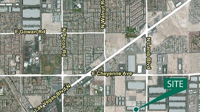 2875 N Lamb Blvd, Las Vegas, NV - AERIAL  map view
