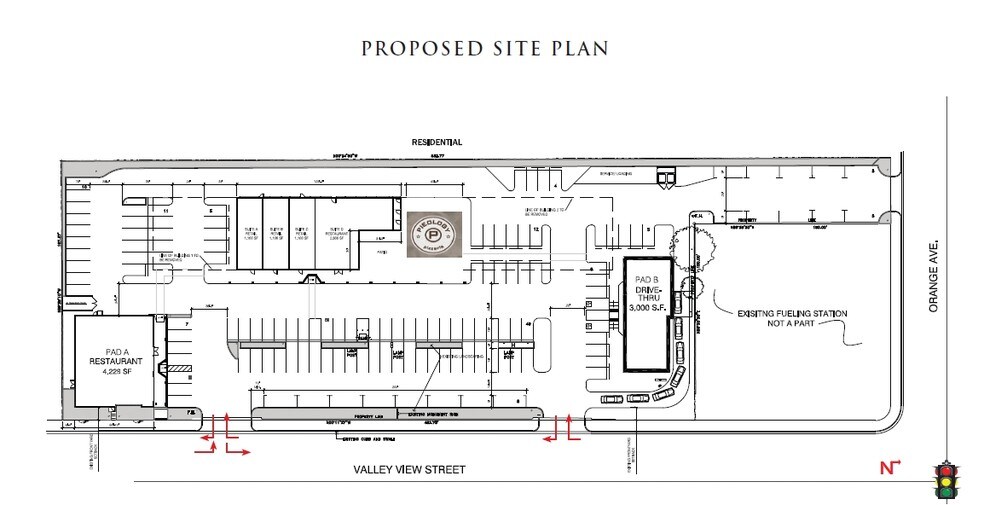 9515-9575 Valley View St, Cypress, CA à louer - Plan de site - Image 3 de 7