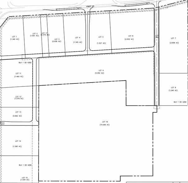 6250 Wt Montgomery, San Antonio, TX for sale - Plat Map - Image 1 of 3
