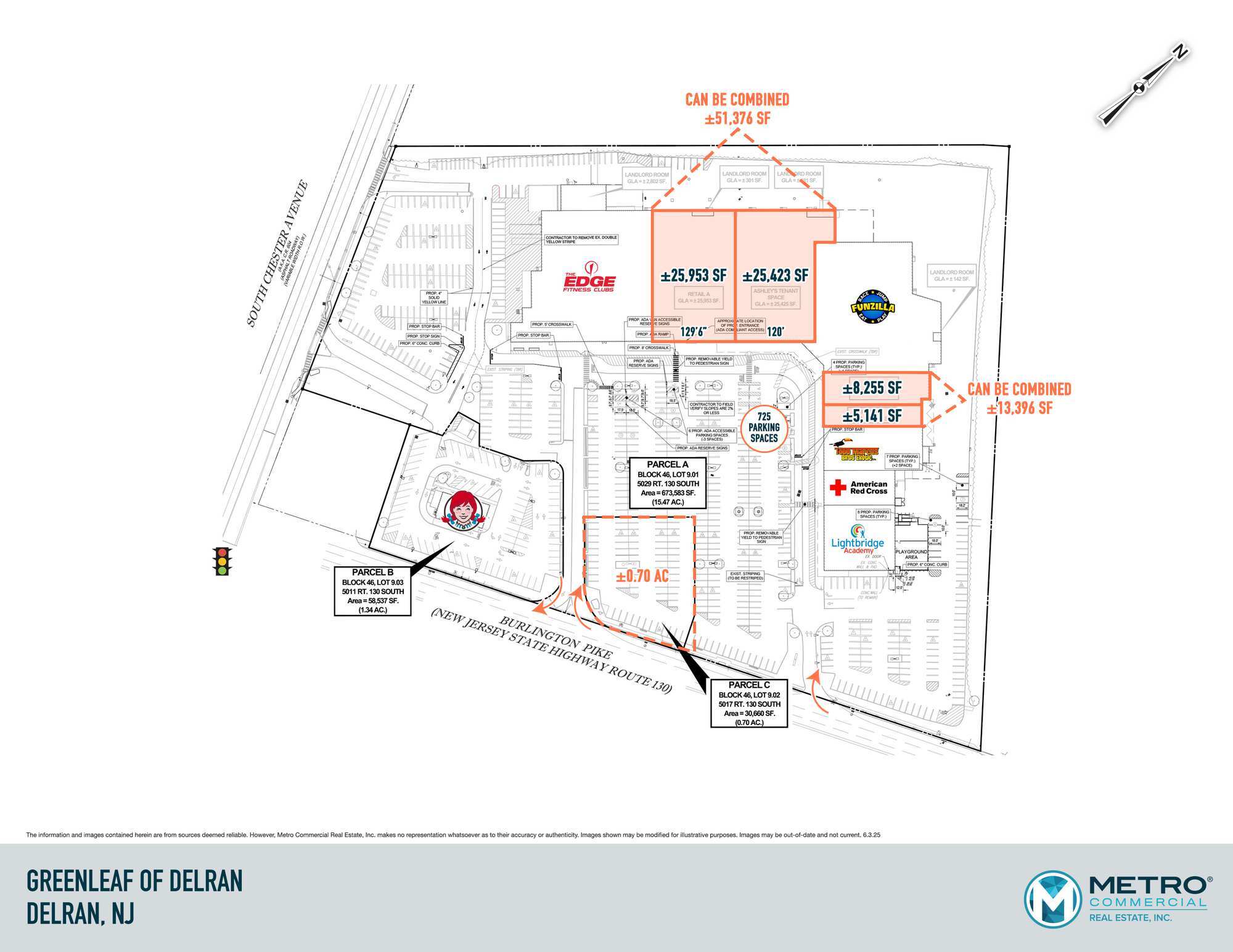 5011 Route 130, Delran, NJ à louer Plan de site- Image 1 de 1