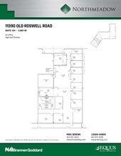 11390 Old Roswell Rd, Alpharetta, GA for lease Floor Plan- Image 1 of 2