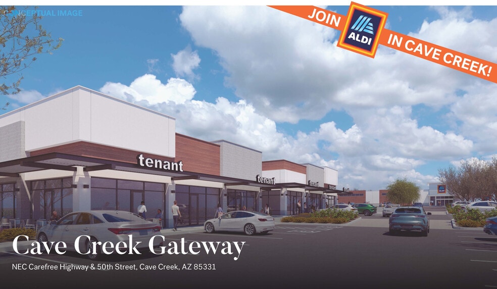 NEC of E Carefree Hwy & 49th St, Cave Creek, AZ for sale - Building Photo - Image 1 of 2