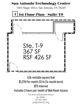 3463 Magic Dr, San Antonio, TX à louer Plan de site- Image 2 de 2