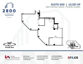 2800 N Central Ave, Phoenix, AZ for lease Floor Plan- Image 1 of 1
