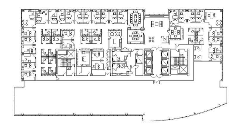 225 W Santa Clara St, San Jose, CA à louer Plan d  tage- Image 1 de 1