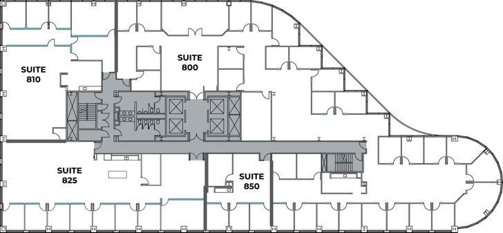 4270 Executive Sq, La Jolla, CA for lease Floor Plan- Image 1 of 2