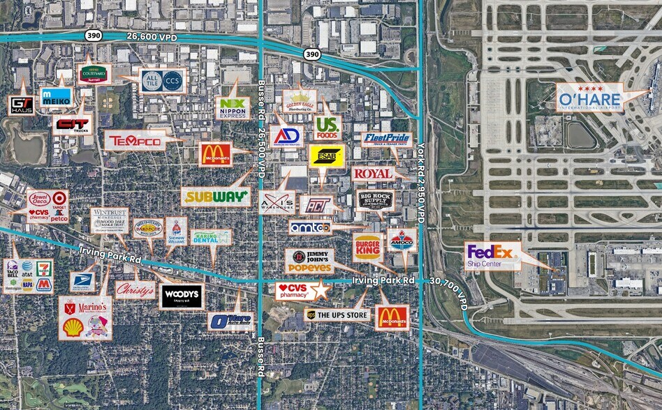 700 W Irving Park Rd, Bensenville, IL à vendre - Photo du bâtiment - Image 3 de 8