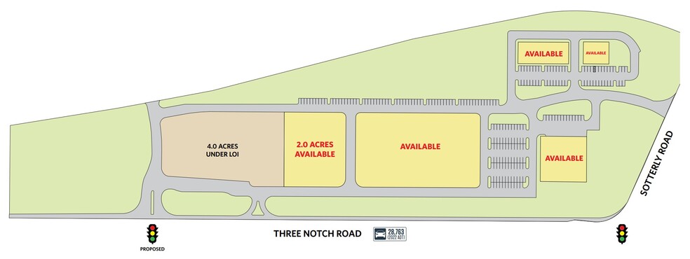 Three Notch Rd, Hollywood, MD for lease - Site Plan - Image 2 of 2