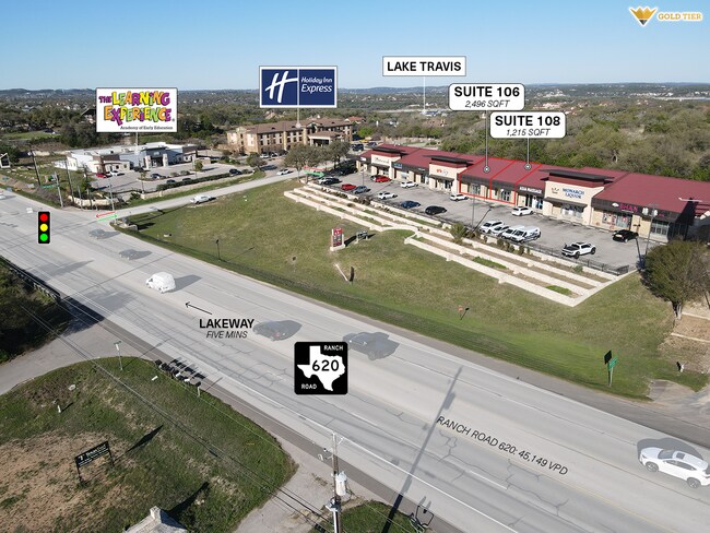Plus de détails pour 1700 Ranch Road 620 N, Lakeway, TX - Commerce de détail à louer