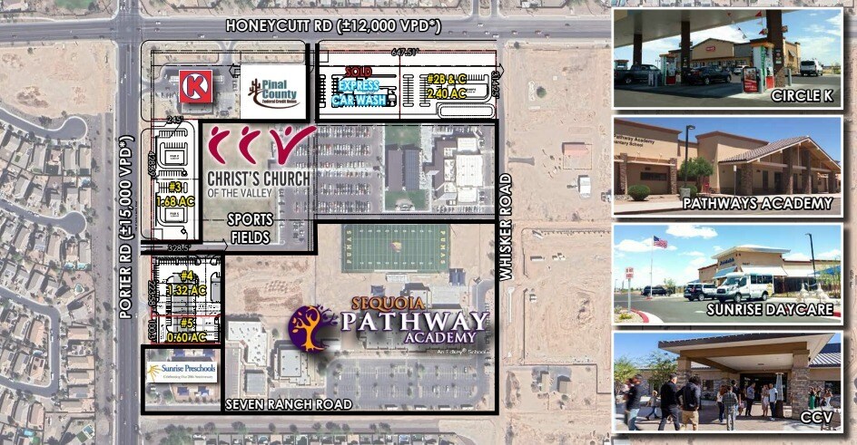 SEC Honeycutt Rd & Porter Rd, Maricopa, AZ à vendre - Photo du bâtiment - Image 1 de 4