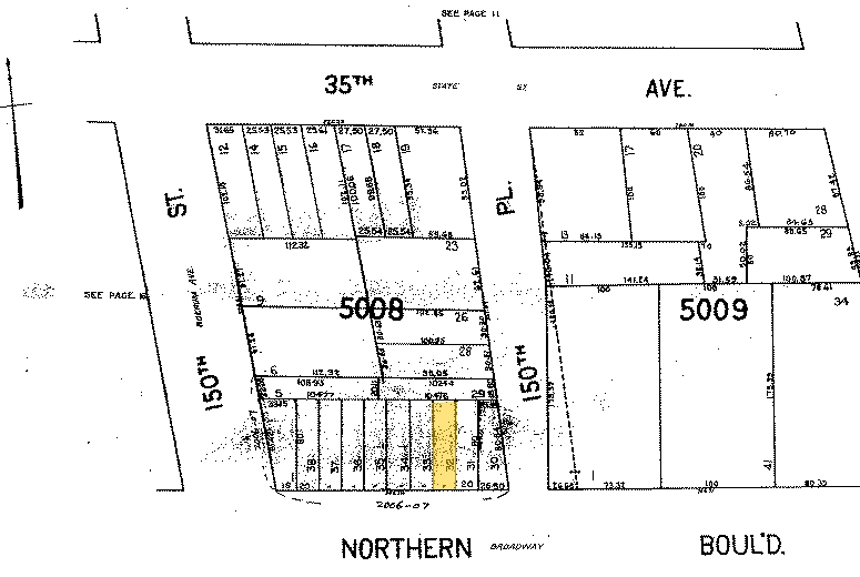 150-15 Northern Blvd, Flushing, NY for sale - Plat Map - Image 2 of 8