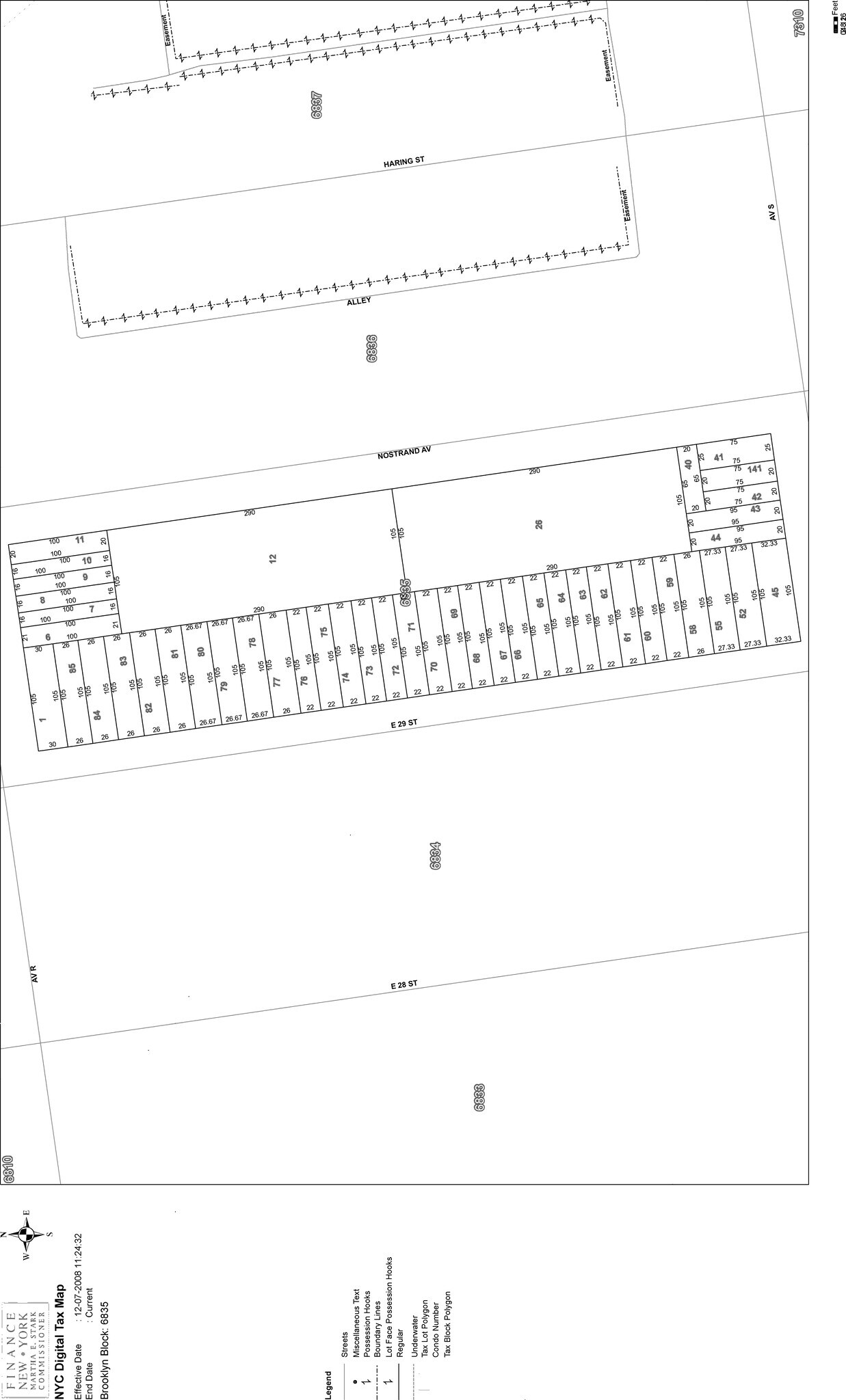 2918 Avenue R, Brooklyn, NY for lease Plat Map- Image 1 of 2