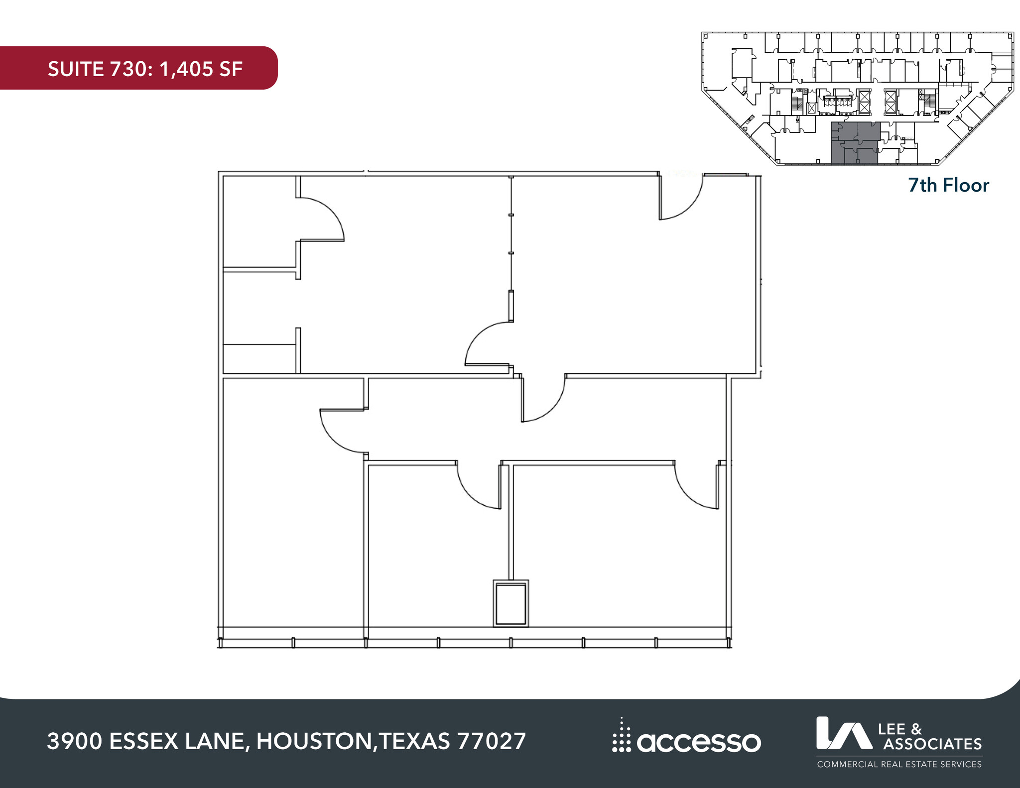 3900 Essex Ln, Houston, TX for lease Floor Plan- Image 1 of 1